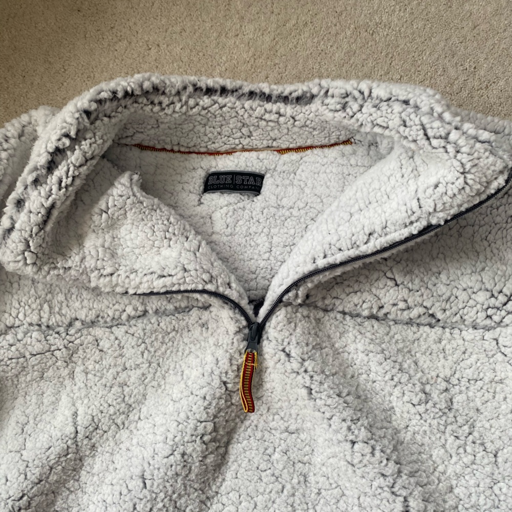 Blue Star Sherpa Sweater